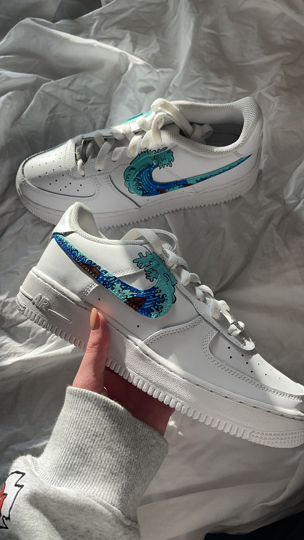Thumbnail: The Great Wave off Kanagawa Custom Shoes