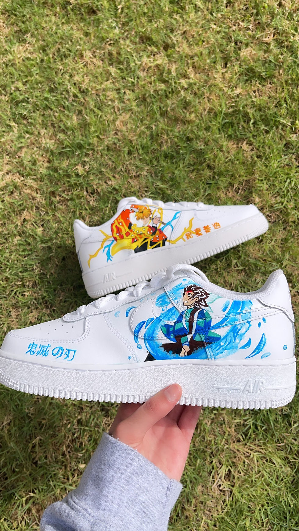 Demonslayer Themed Custom Shoes