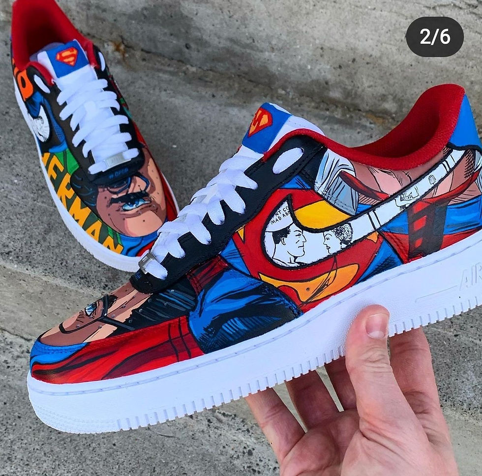 Superman Customized Shoes