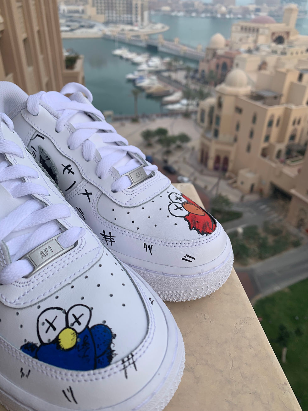 Thumbnail: Kaws Themed Custom Shoes