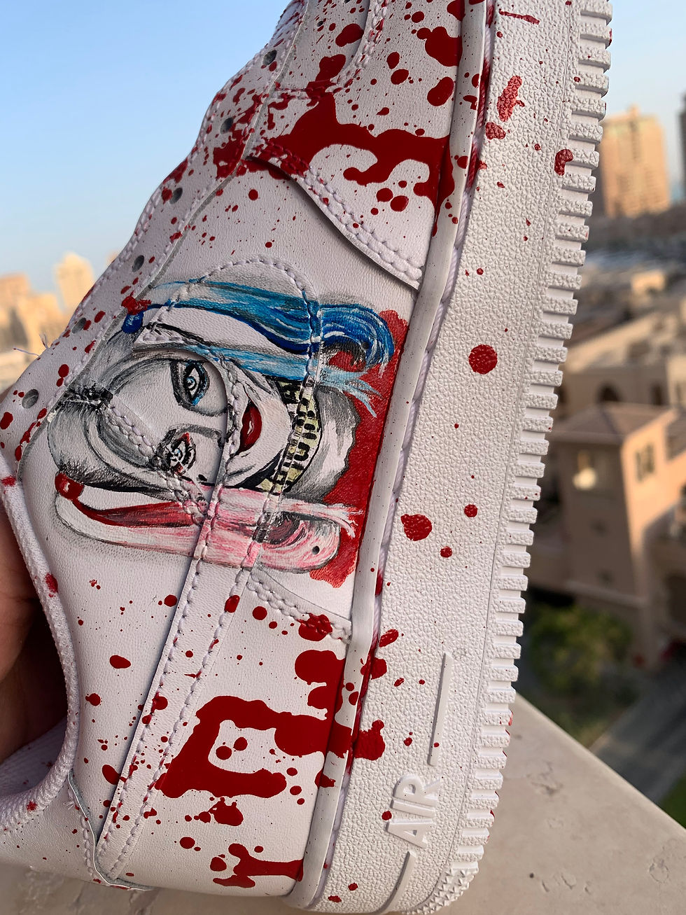 Thumbnail: Harley Quinn X Joker Custom Shoes