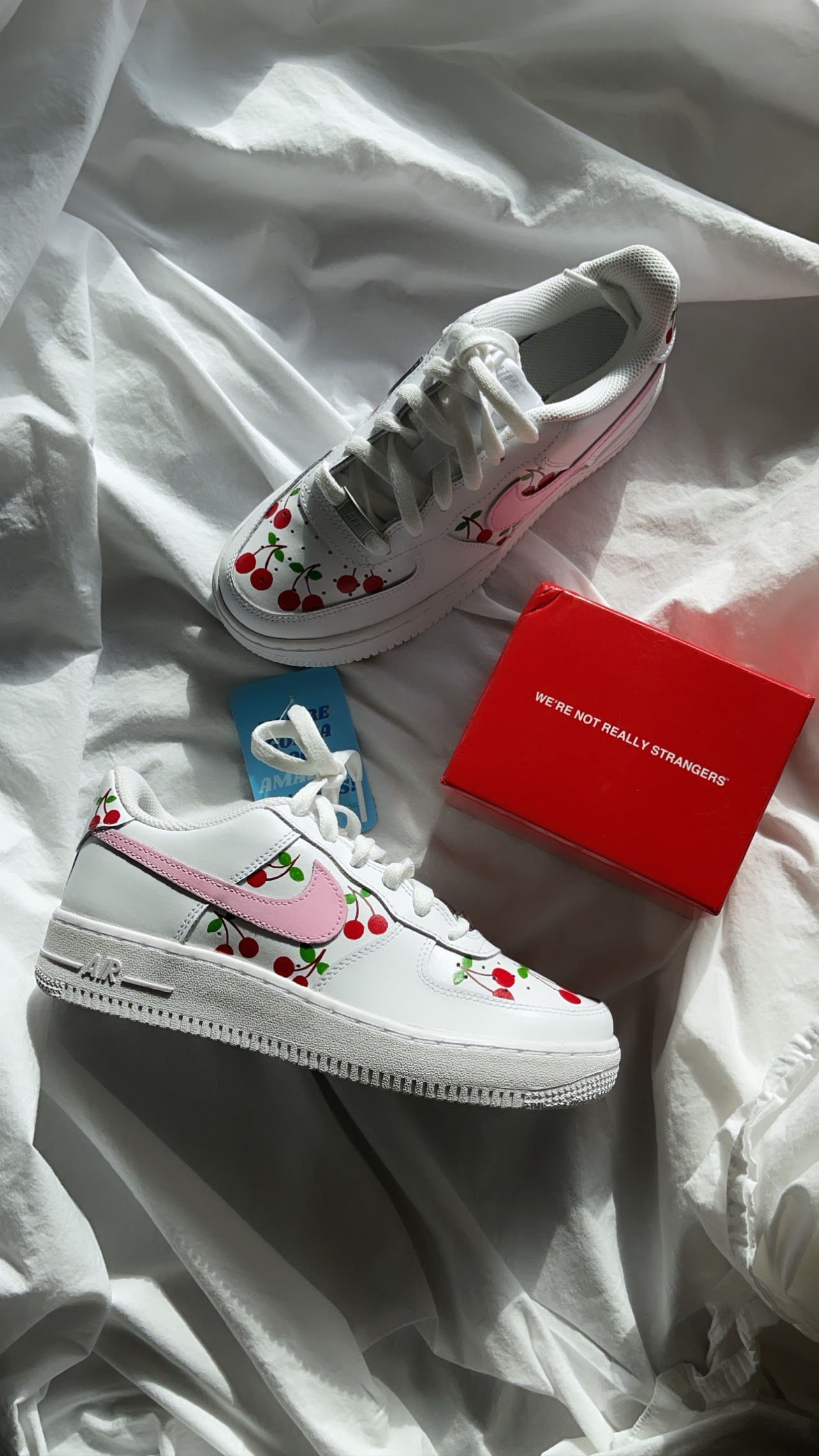 Miss Cherry Girl Custom Shoes