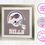 Thumbnail: Buffalo Bills Football - Square 3D Paper Cut Shadow Box