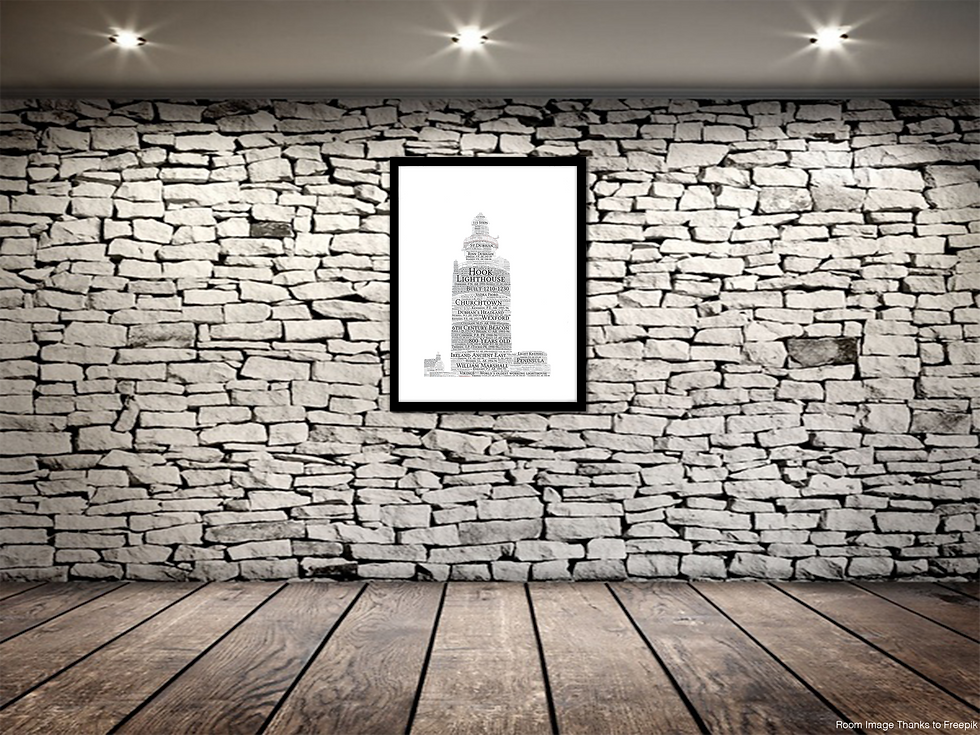 Thumbnail: Hook Lighthouse Irish Themed Poster Irish Print Wall Art by Ireland With Love