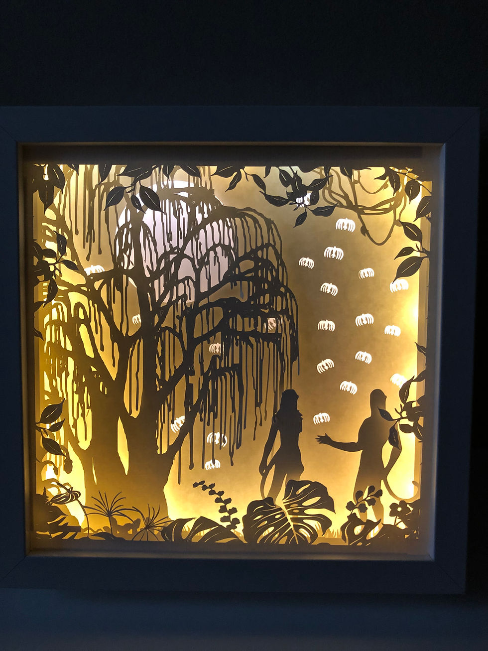 Thumbnail: €5.50 - Avatar - 3D Paper Cut Template Light Box SVG