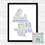 Thumbnail: Tipperary GAA Clubs County GAA Clubs Irish Themed Poster Print