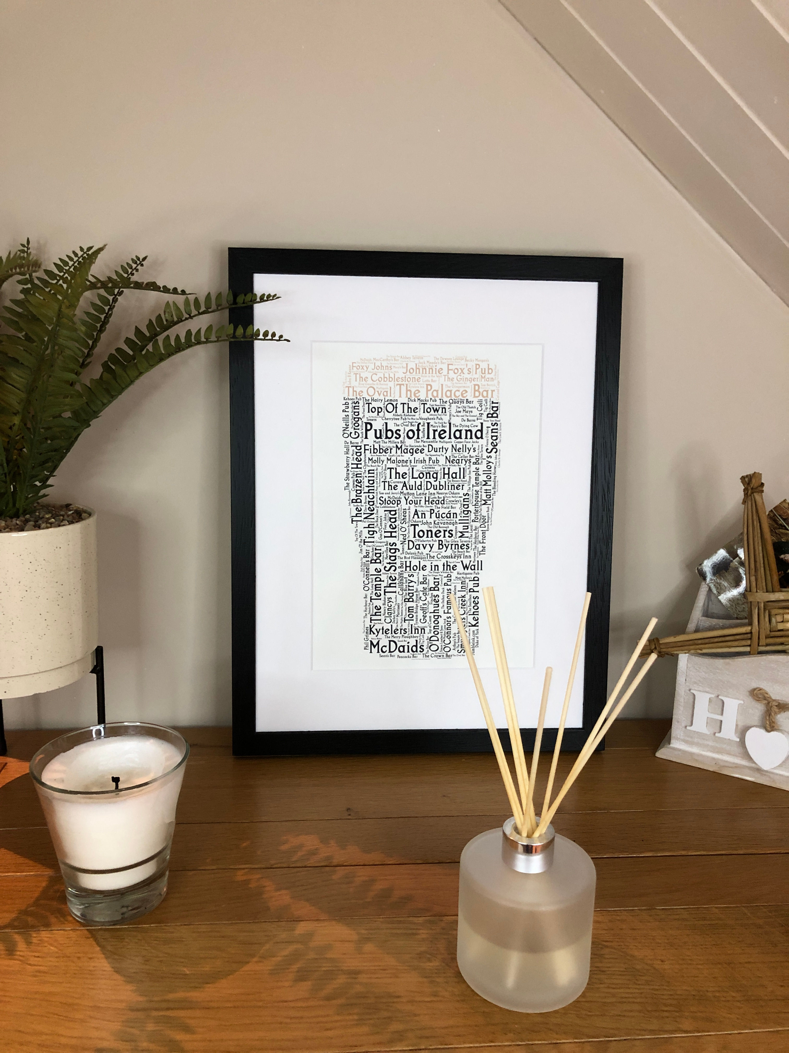 Pubs of Ireland Wall Art Print Irish Themed Wall Art Print, Ireland With Love, Irish at Heart, Irish Print, Pubs of Ireland