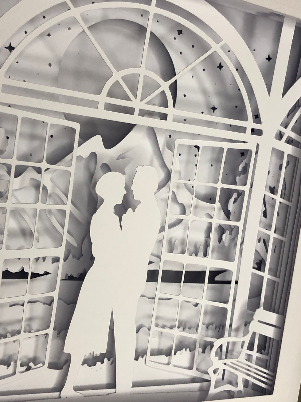Thumbnail: Sound of Music Conservatory  - 3D Paper Cut Template Light Box SV