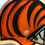 Thumbnail: Cincinnati Bengals Football - Square 3D Paper Cut Shadow Box