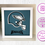Thumbnail: Philadelphia Eagles Football - Square 3D Paper Cut Shadow Box