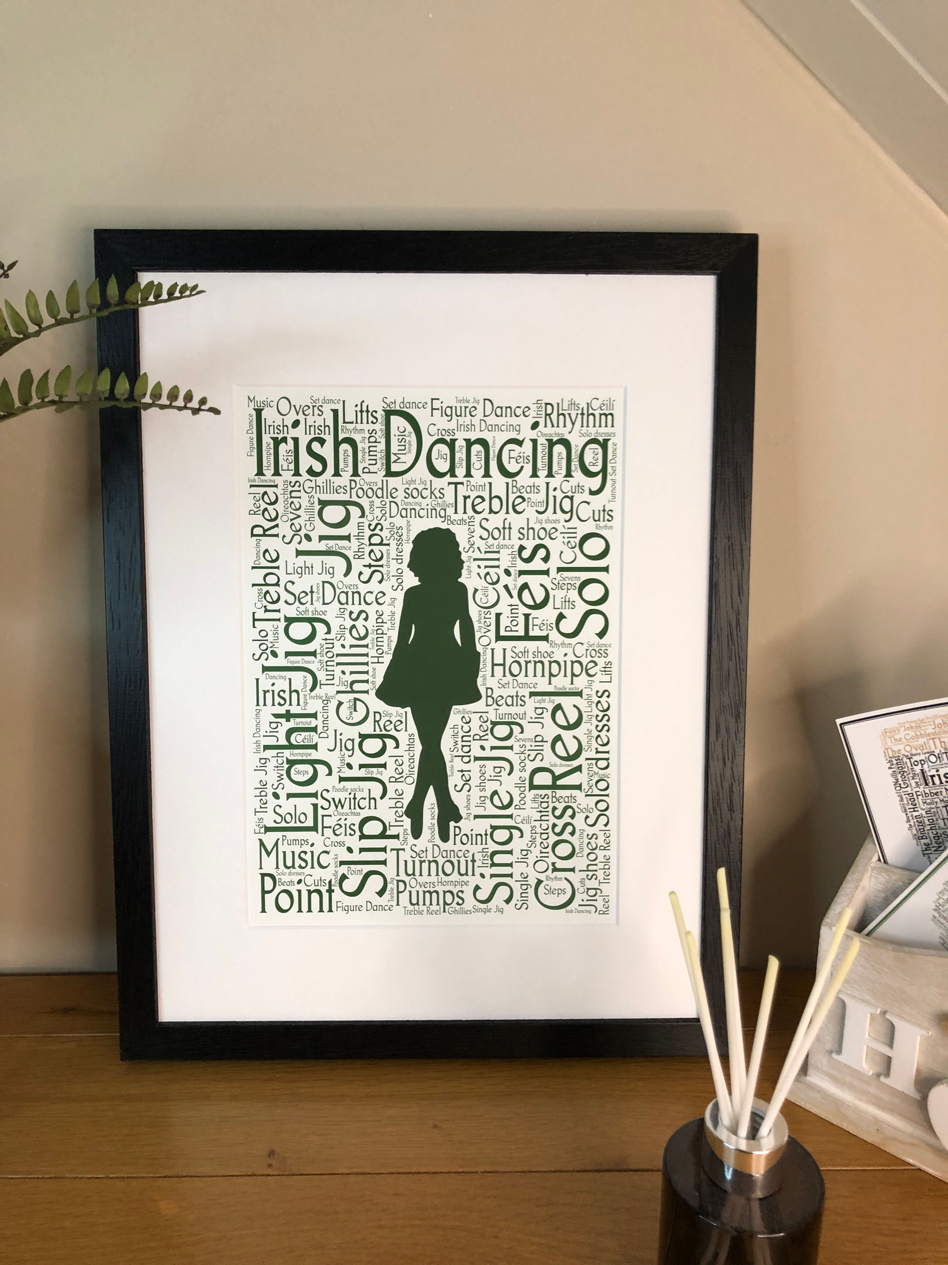 Irish Dancer Irish Themed Poster Irish Print Wall Art