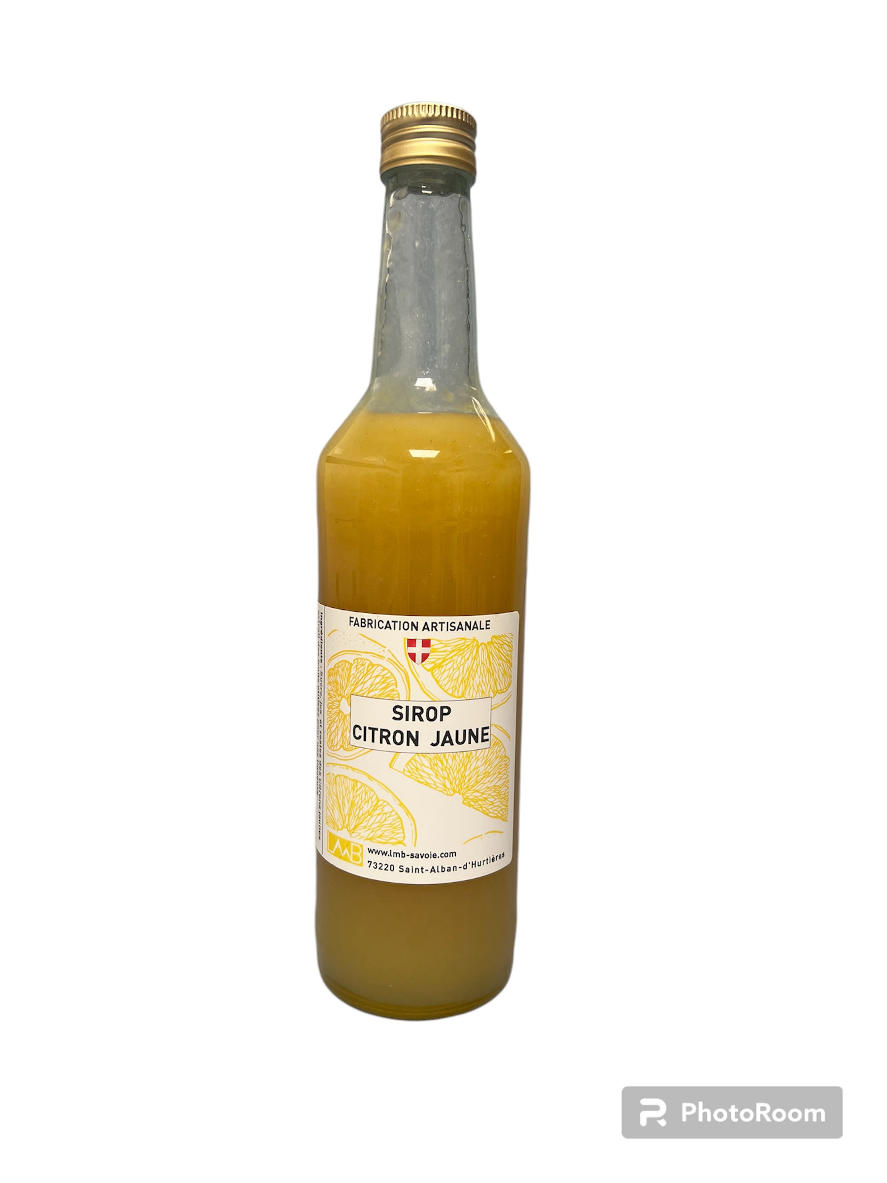 Sirop de citron jaune 500 ml