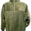 Thumbnail: Bottle Green 1/4-Zip Polar Fleece Jacket