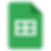 The Google Sheets logo