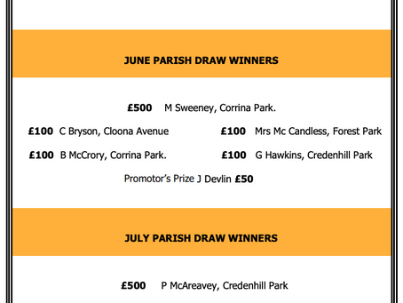 Parish Draw Winners