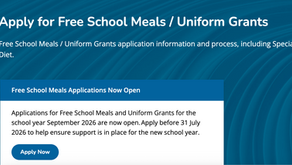 Free School Meals and Uniform Allowances Update June 2026
