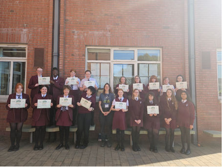 Eco Club receive Wild Youth Bronze Award