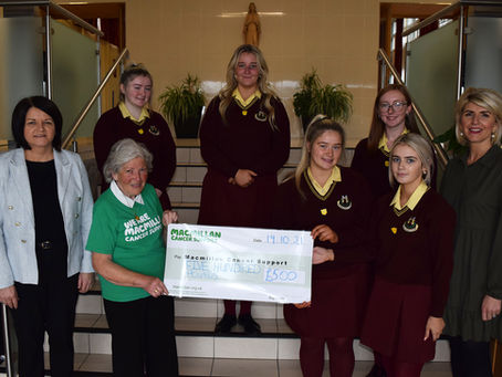 Macmillan Cheque Presentation