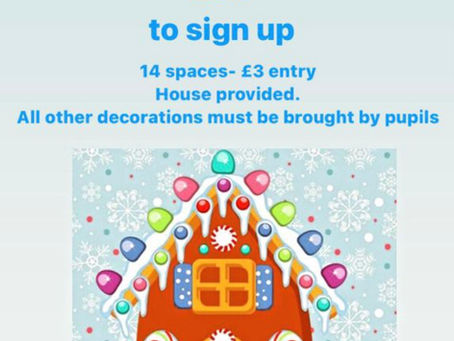 Gingerbread House Decorating Competition