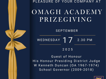 Omagh Academy Prize Day