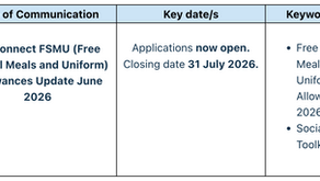EA Post Primary School Principal Communication