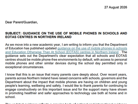 GUIDANCE ON THE USE OF MOBILE PHONES IN SCHOOLS