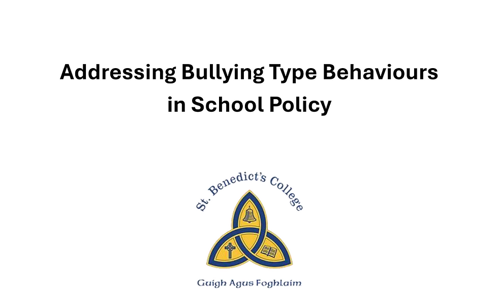 Parent Consultation- Addressing Bullying Policy