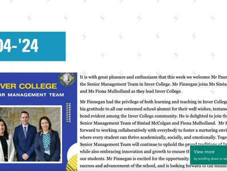Inver College Newsletter: 12-04-'24
