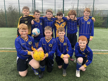 P7 School Soccer Team, match V St Pauls