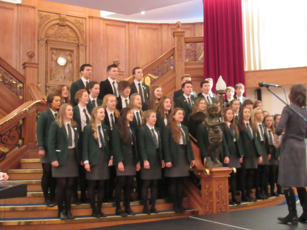Sullivan singers at Titanic