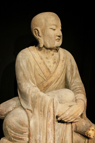 唐代香樟木雕羅漢坐像| China Art Window