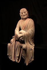 唐代香樟木雕羅漢坐像| China Art Window