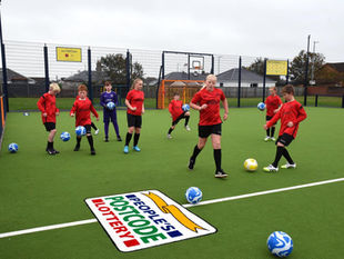 First in Scotland Cruyff Court officially opens at Heathfield Primary School