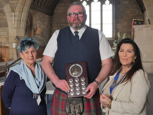 Troon Pipe Major Honoured with Civic Award and Citizen of the Year Title