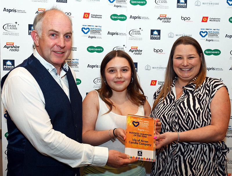 Isle of Arran Candle Company Named Business of the Year