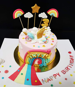 Fondant Unicorn Cake
