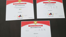Plusieurs certificats reçus d'Holstein Canada