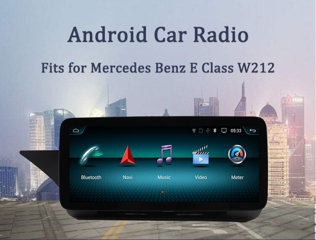10.25" Autoradio Android Display Mercedes Benz classe E W212 2009-2015