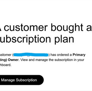Emails coming from the park re. "subscription plan"
