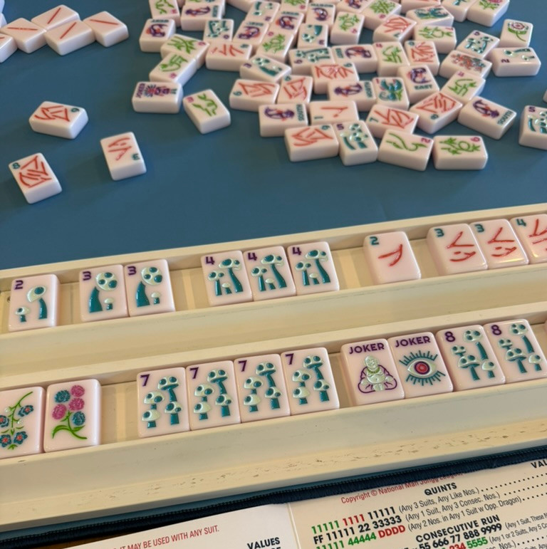 Two player mahjong.