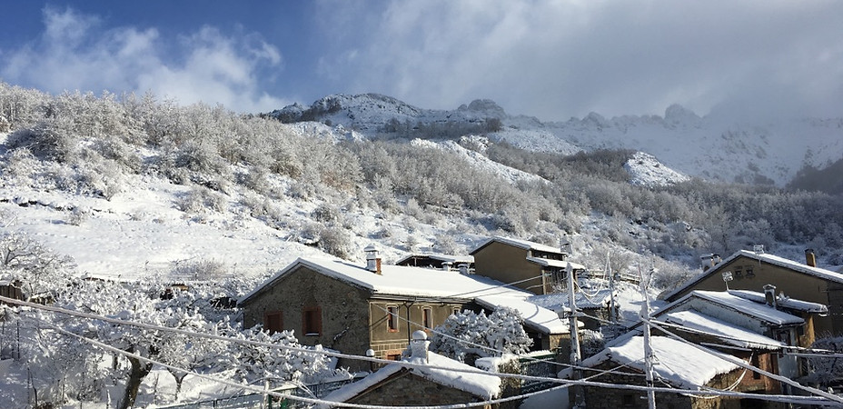 Salamón nevado, pueblo con historia en la Montaña Oriental Leonesa, León