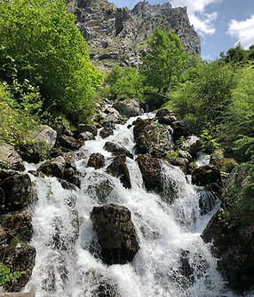 Paisaje de verano en la Montaña Oriental Leonesa, Salamón