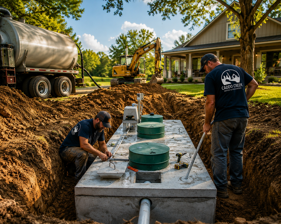 Caddo Creek Septic & Excavation serves a 12+ County Region Across North TX