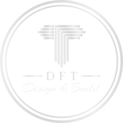 DFT Design & Build Logo Gold Transparent