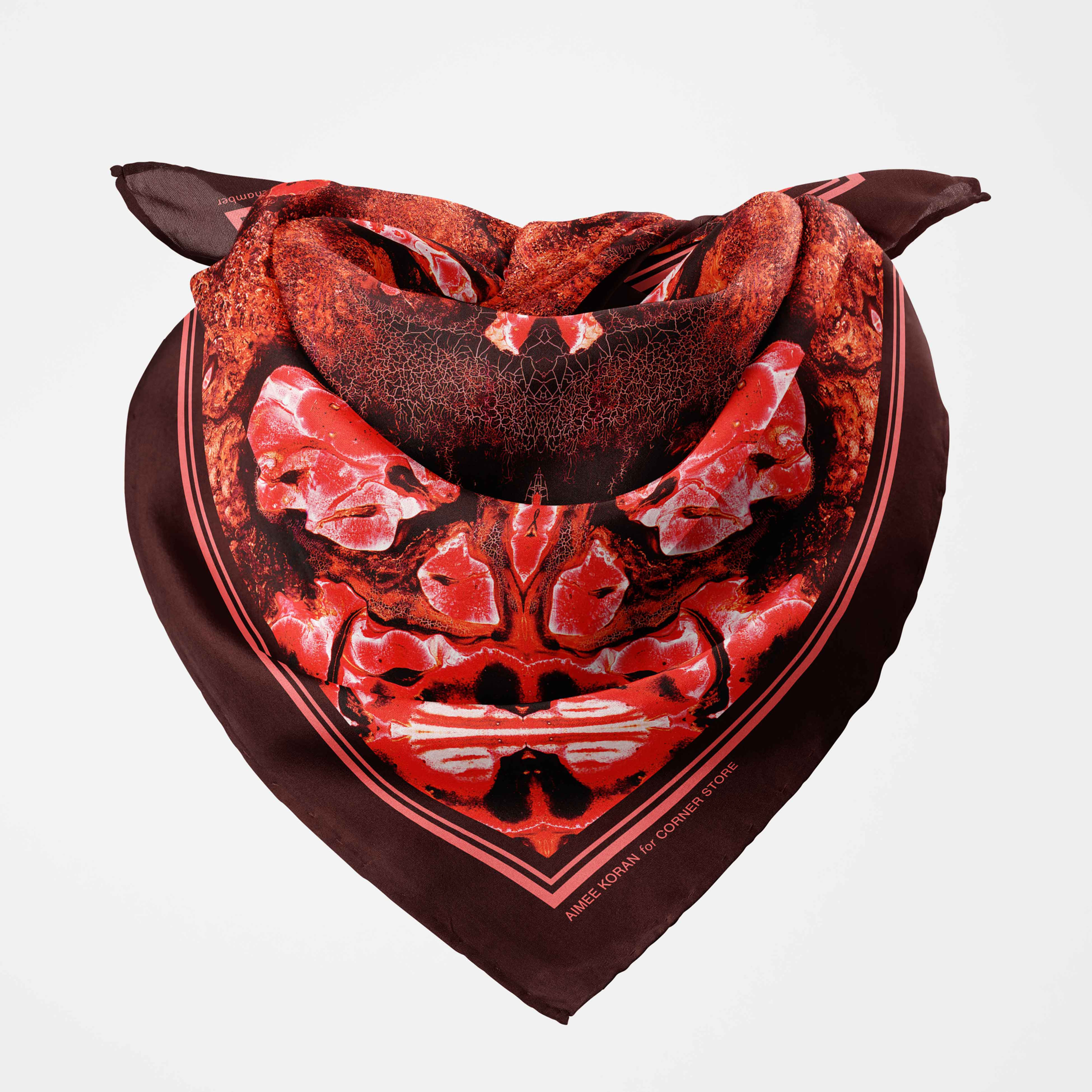 S(m)ilkscape silk scarf