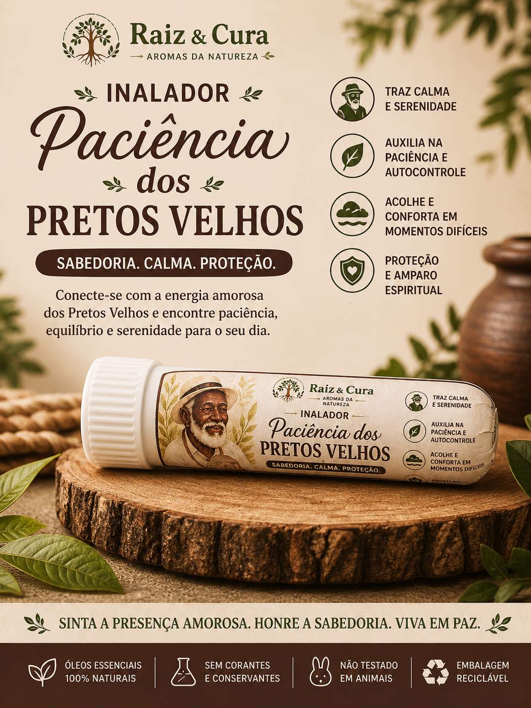 Inalador Paciência dos Pretos Velhos