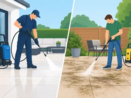 Professional Versus DIY Patio Cleaning Compared