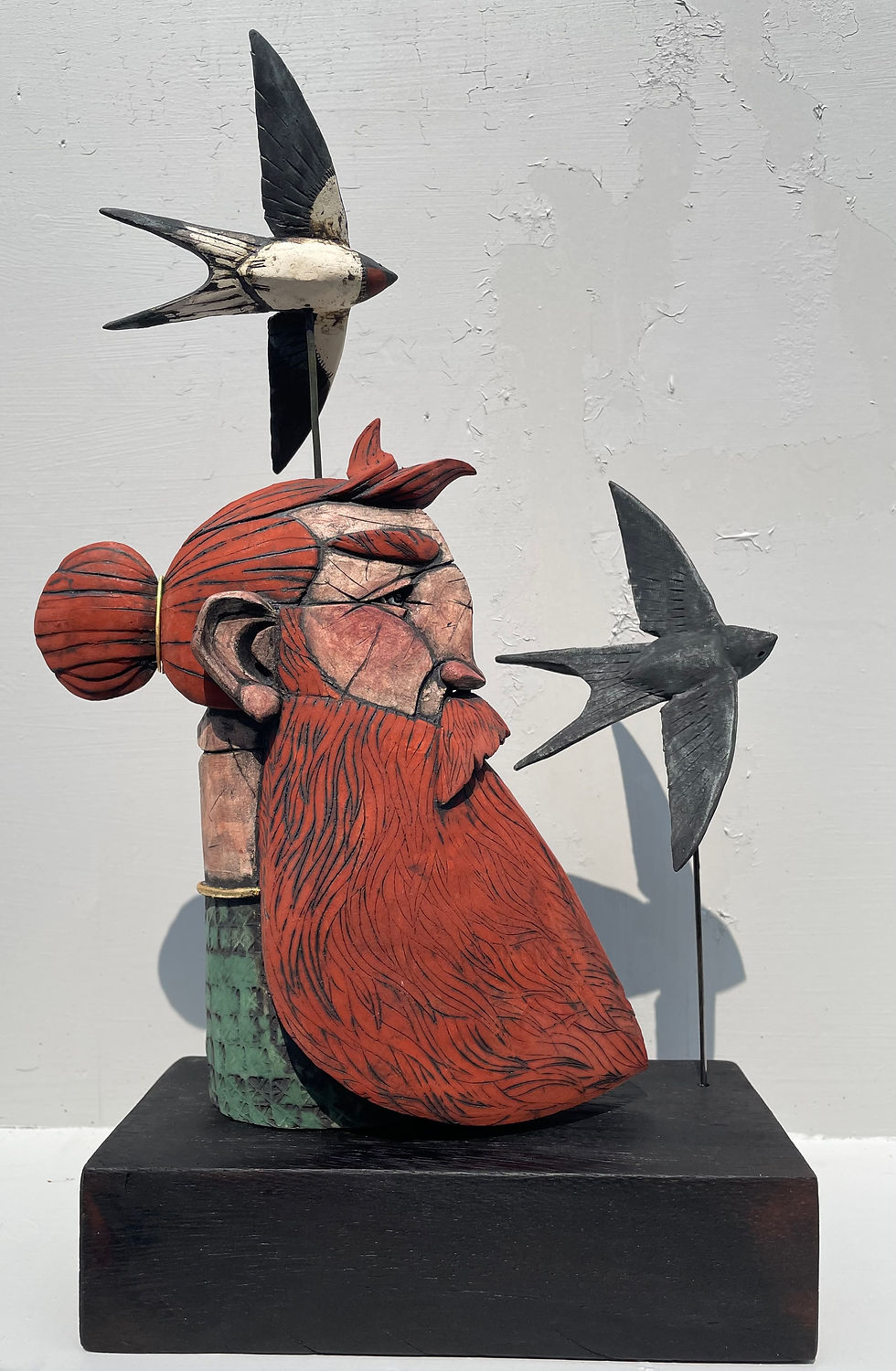 Red warrior and Swallows