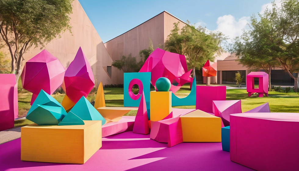 Geometric Sculptures Day Challenge