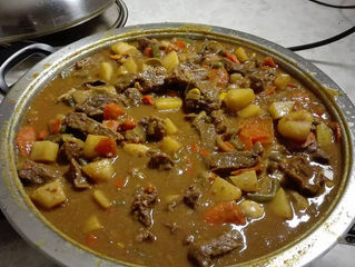 Preparing dinner